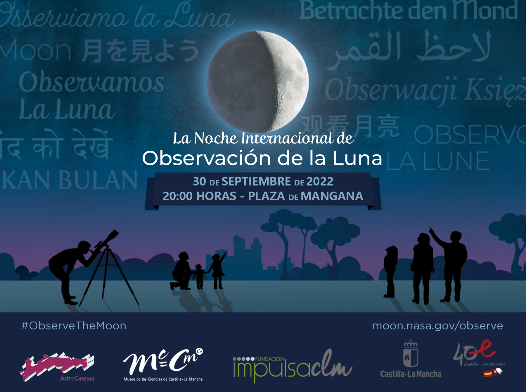 Noche Internacional de la Observación de la Luna