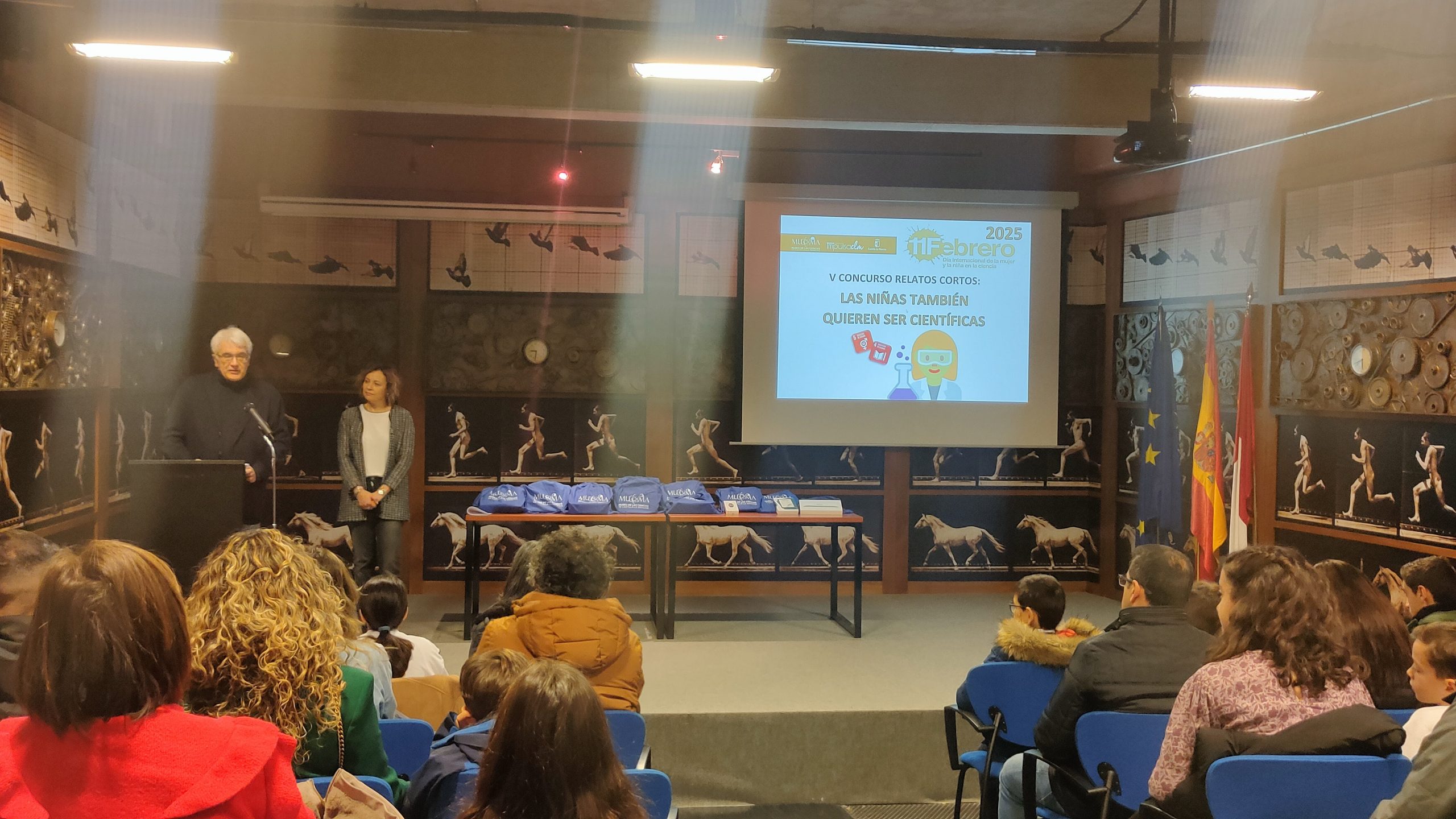 El Museo de las Ciencias acoge por quinto año el acto de entrega de premios del concurso “Las niñas también quieren ser científicas”