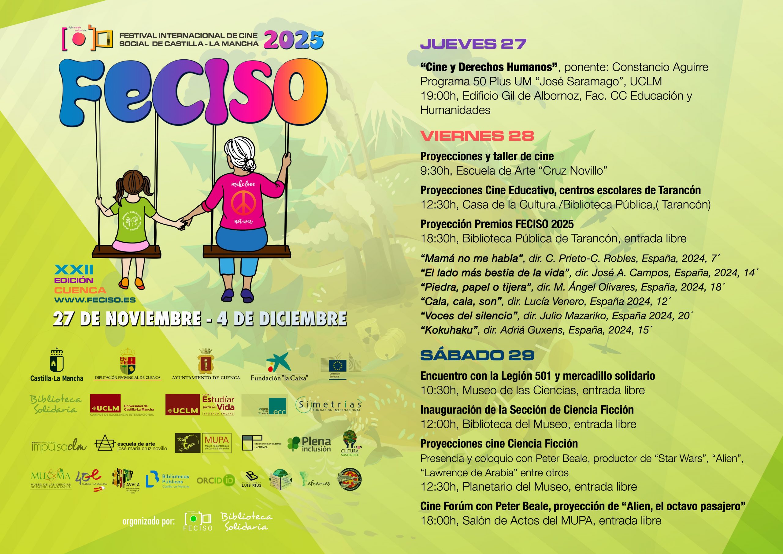 Llega el XXII Festival Internacional de Cine Social de Castilla-La Mancha