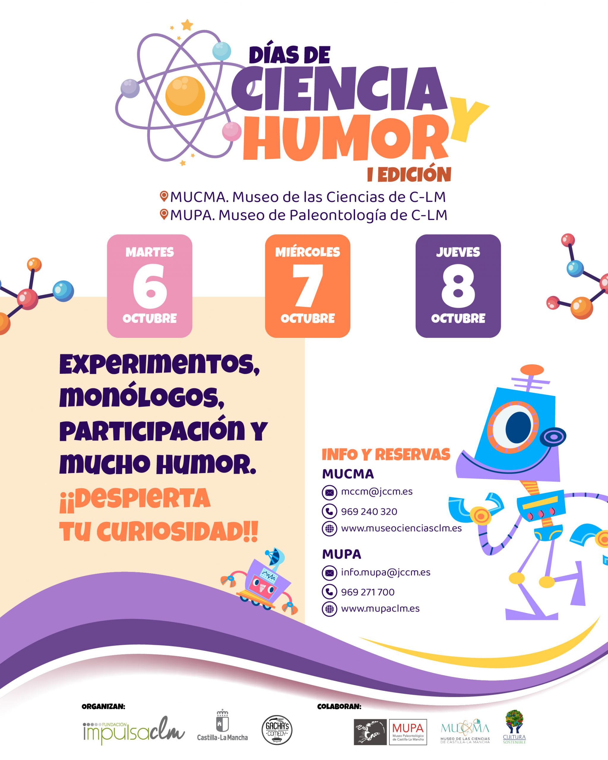 Llega la I Edición de los “Días de Ciencia y Humor”